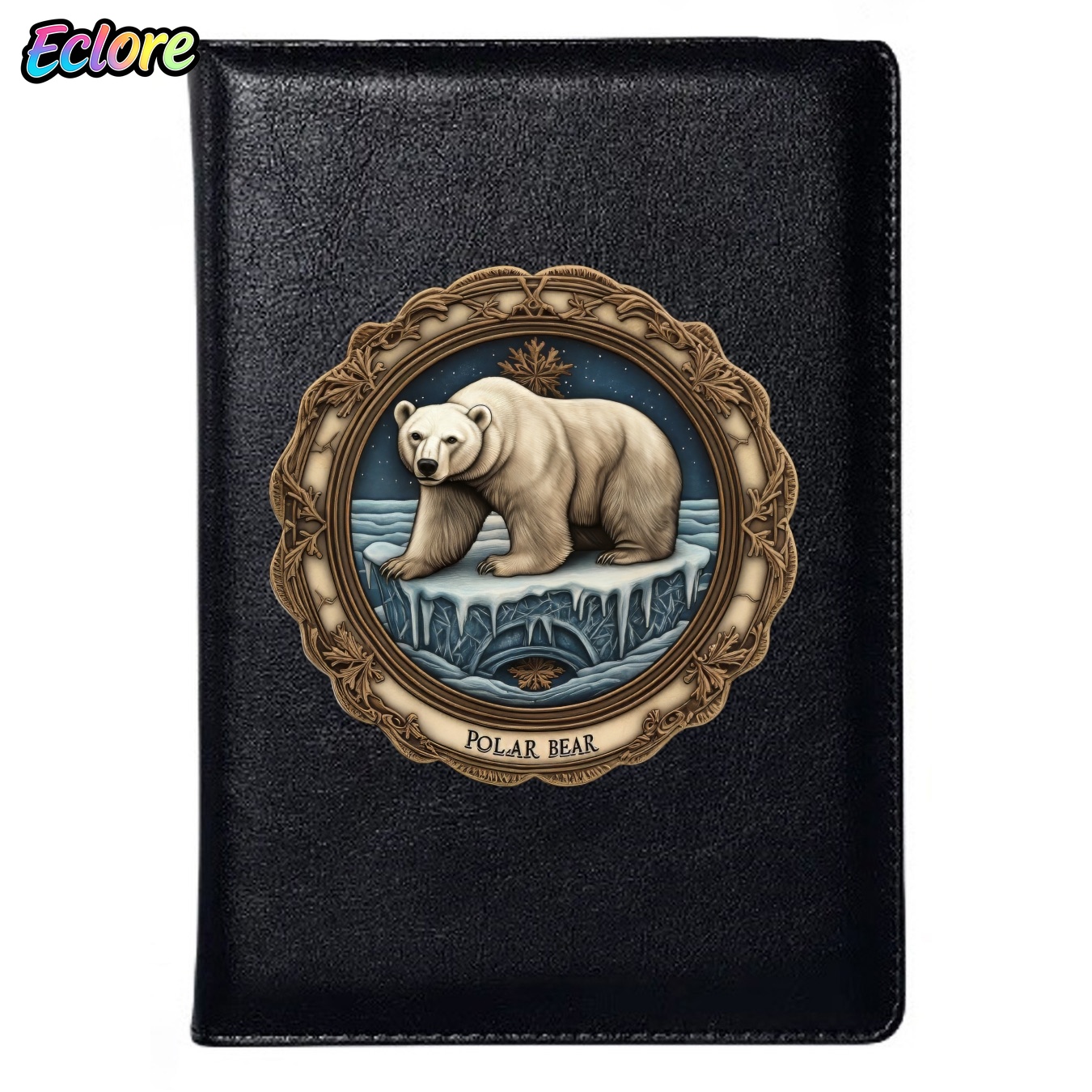 Leather Work Diary Covers - دفتر ملاحظات جلدي A5 بتصميم دب