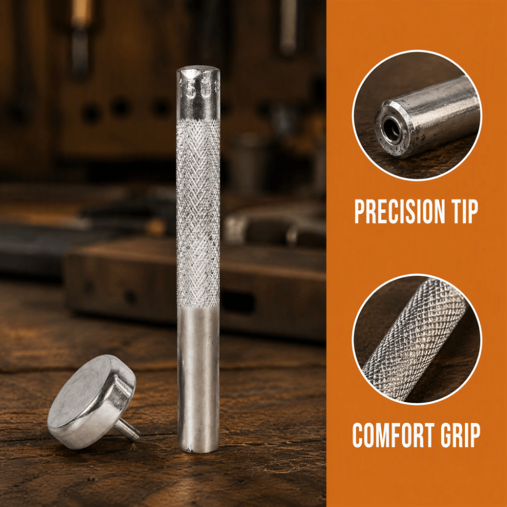 Rivet Setter Tool - أداة تثقيب العروات بقطر 4 مم،