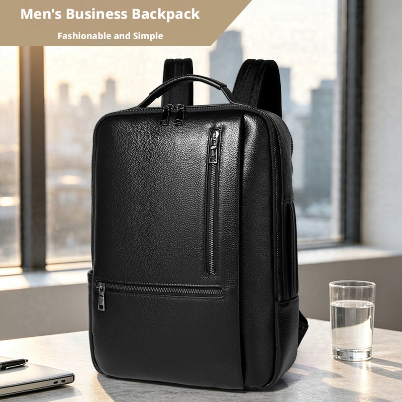 Leather Work Rucksack Mens - حقيبة ظهر للرجال مصنوعة من جلد