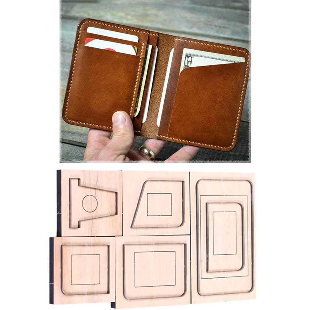 Leatherwork Machine - قالب قطع بسيط لصنع حامل بطاقات