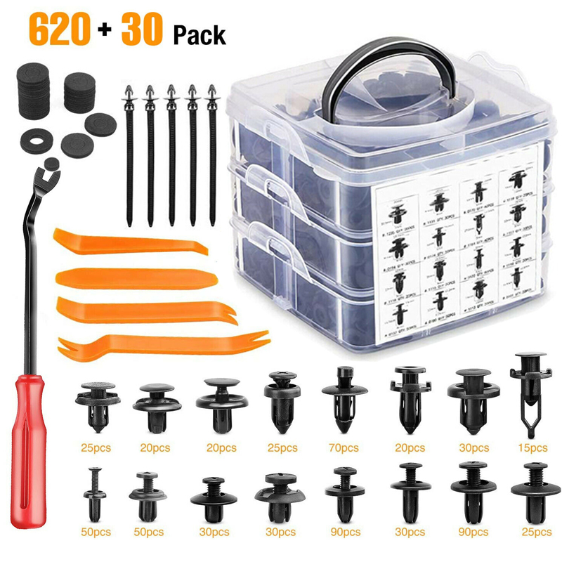 Rivet Setter Tool - مختلط الحجم سيارة البلاستيك التجنيب كليب